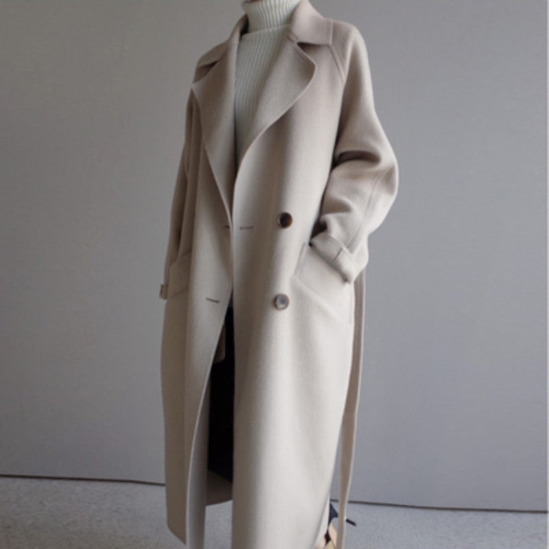 Manteau Long En Laine Cripes