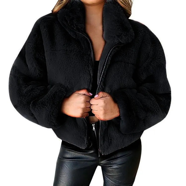 Veste chaude en peluche