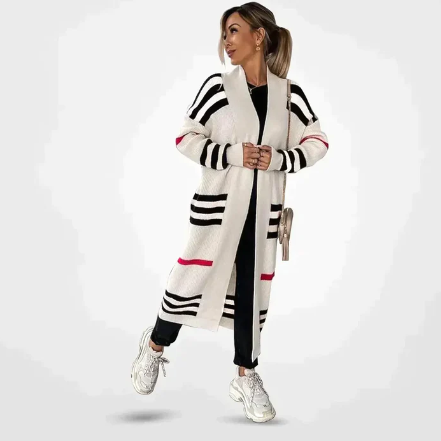 Genevre - Cardigan long décontracté