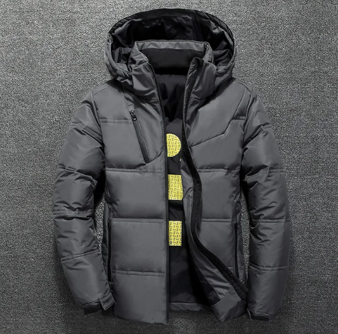 Cripes - Veste d'hiver amovible extra chaude avec capuche