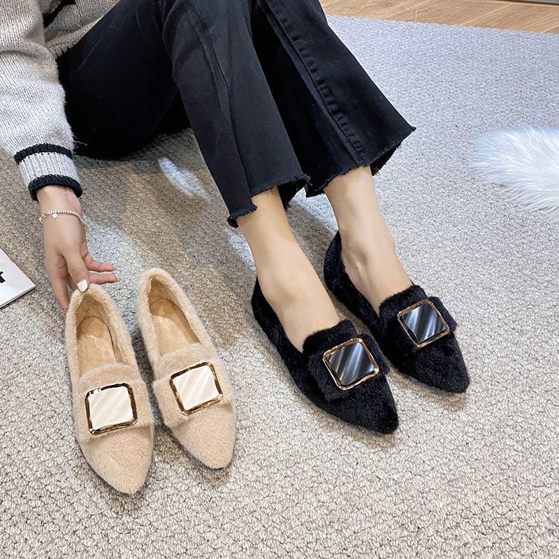 Veala | Zachte Buitengewone Fuzzy Loafers voor Dames