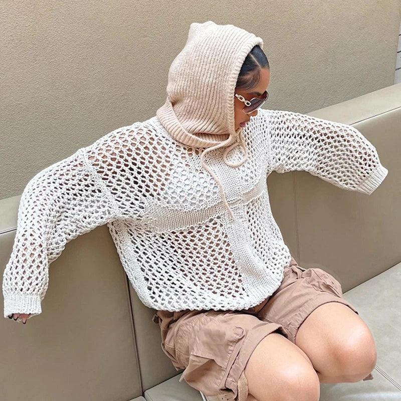 Veala | Chunky Gebreide Trui met Ronde Hals voor Vrouwen