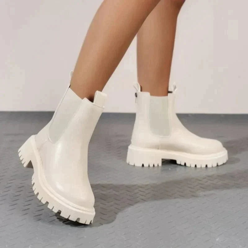 Veala | Modieuze Leren Laarzen voor Vrouwen