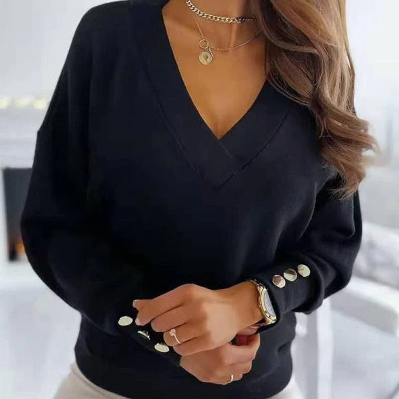 Cripes Pull en maille à col en V