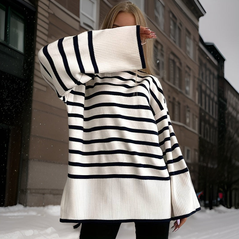 CRIPES - Langärmeliger Pullover mit Stehkragen