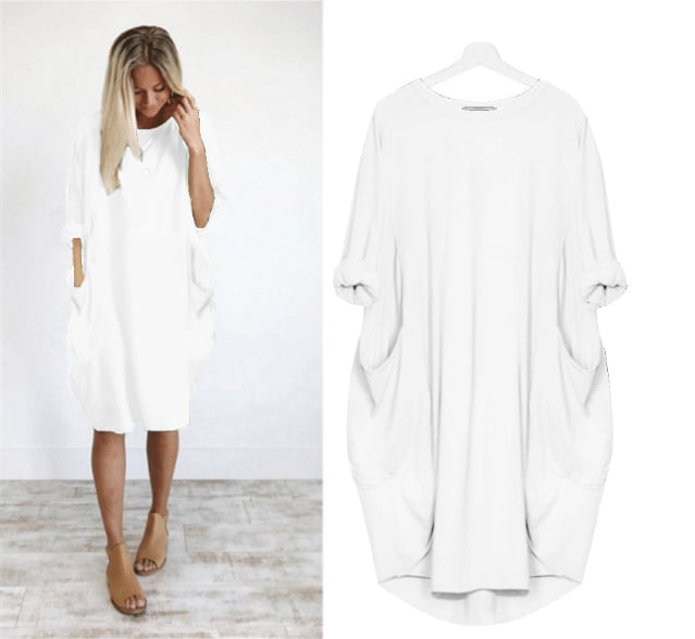 Roelien | Comfy Casual losse zak jurk