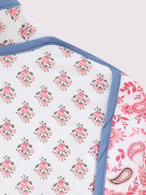 LucaMoretti™ Gewatteerde Omkeerbare Winterjas