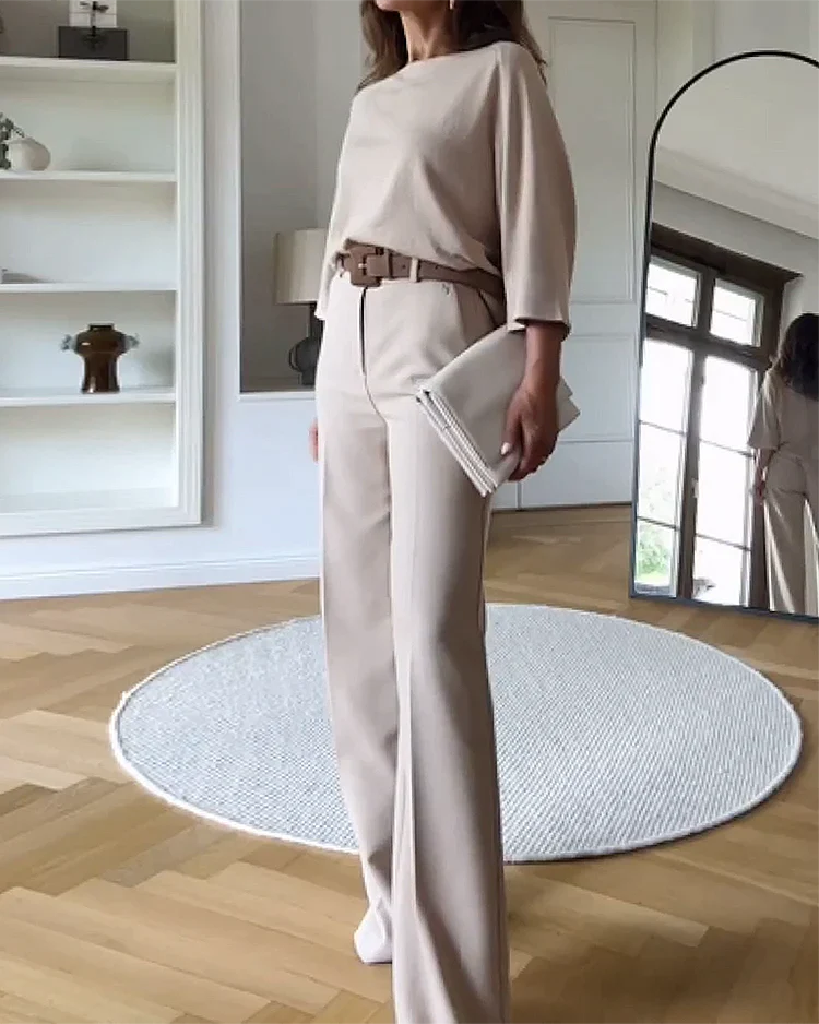 SUZANNE | ENSEMBLE ÉLÉGANT DEUX PIÈCES POUR FEMMES