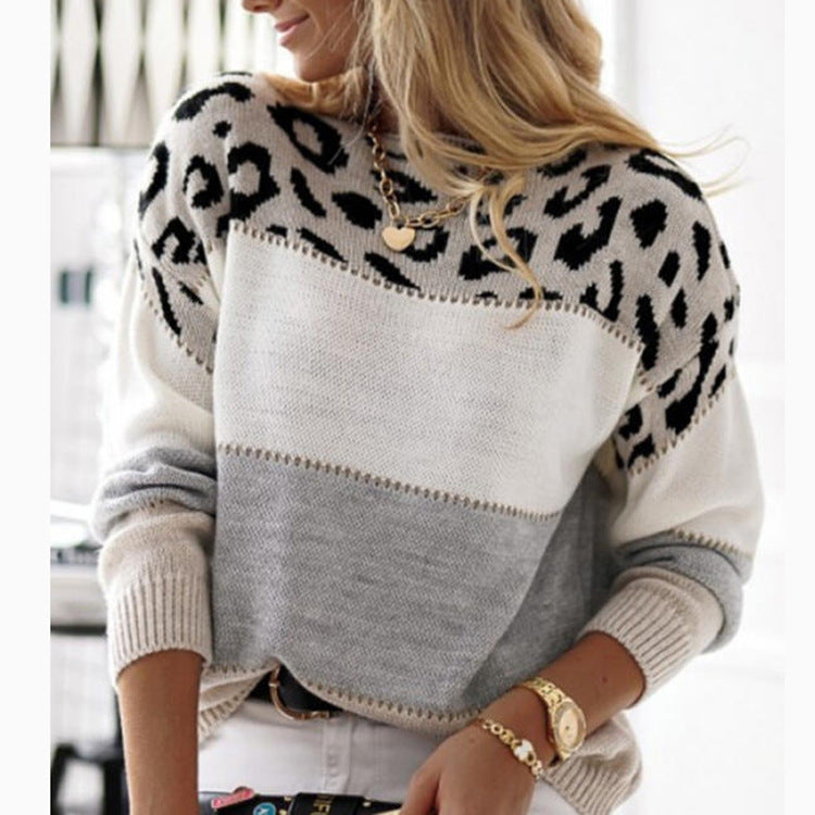 CRIPES - Jaguar-Pullover mit Patchwork
