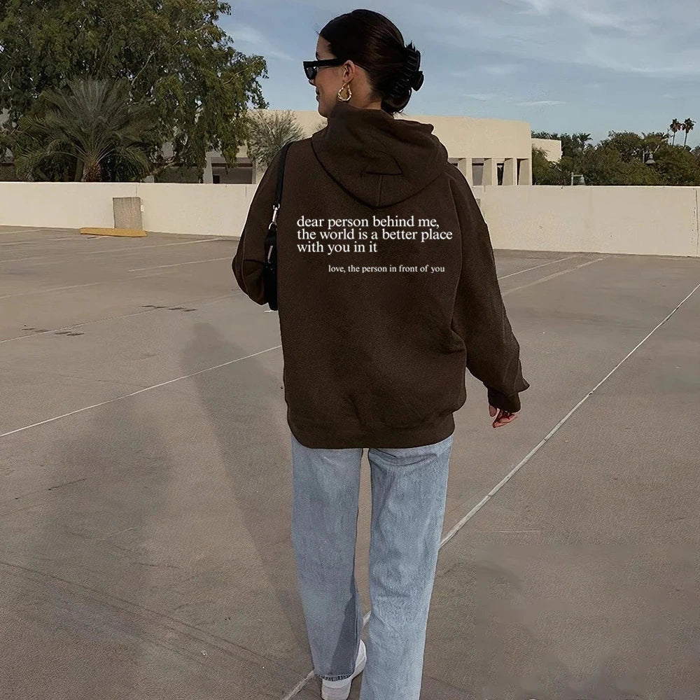 Dear Person Behind Me' - Positiviteits Hoodie