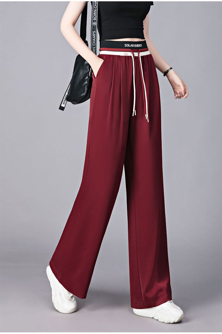 Cripes Pantalon large décontracté pour femme