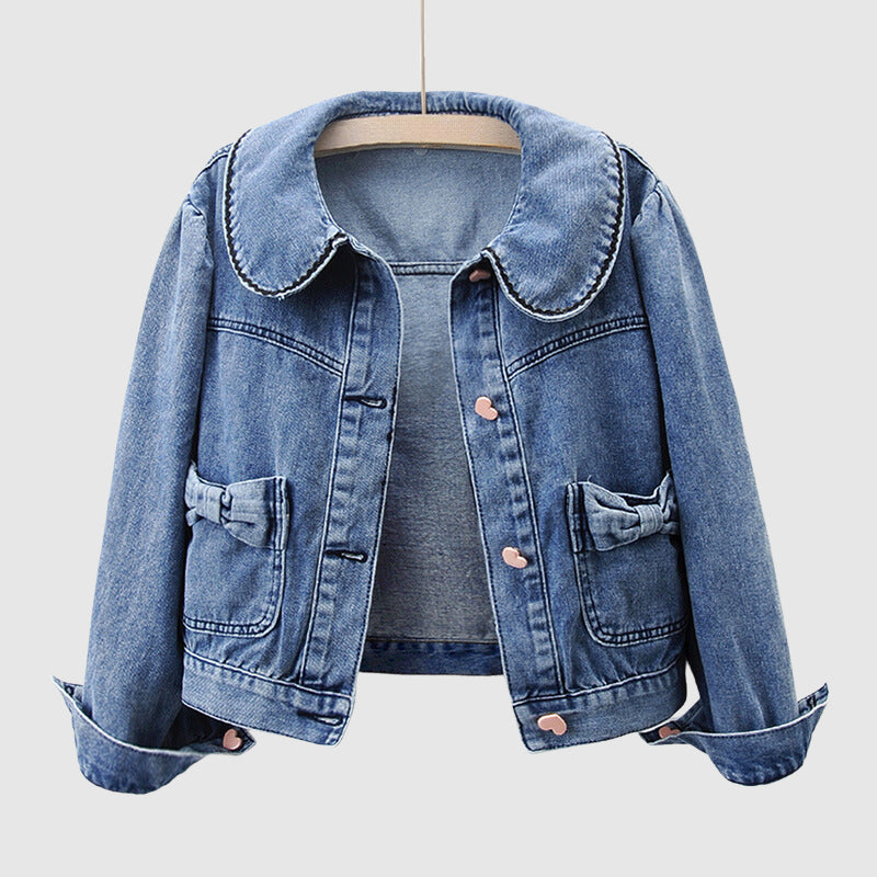 CRIPES - Damaris Premium Vintage Denim Jacke