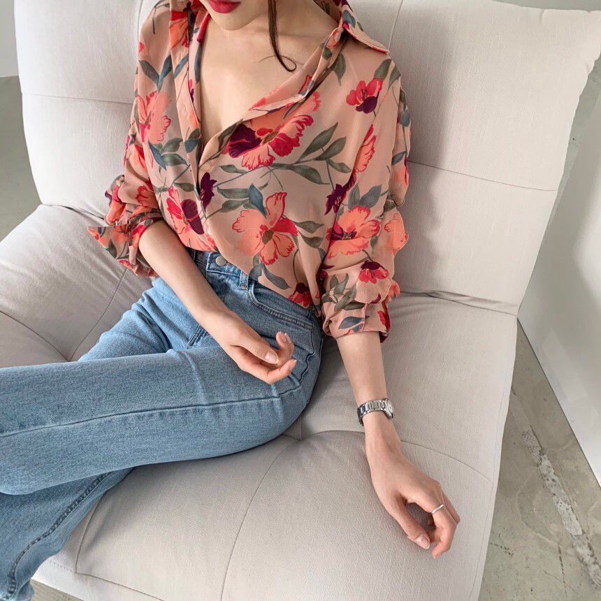 CRIPES - Bluse mit Blumenmuster
