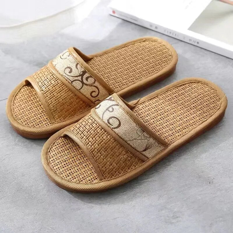 Veala | Duurzame Bamboe Rotan Slippers voor Vrouwen
