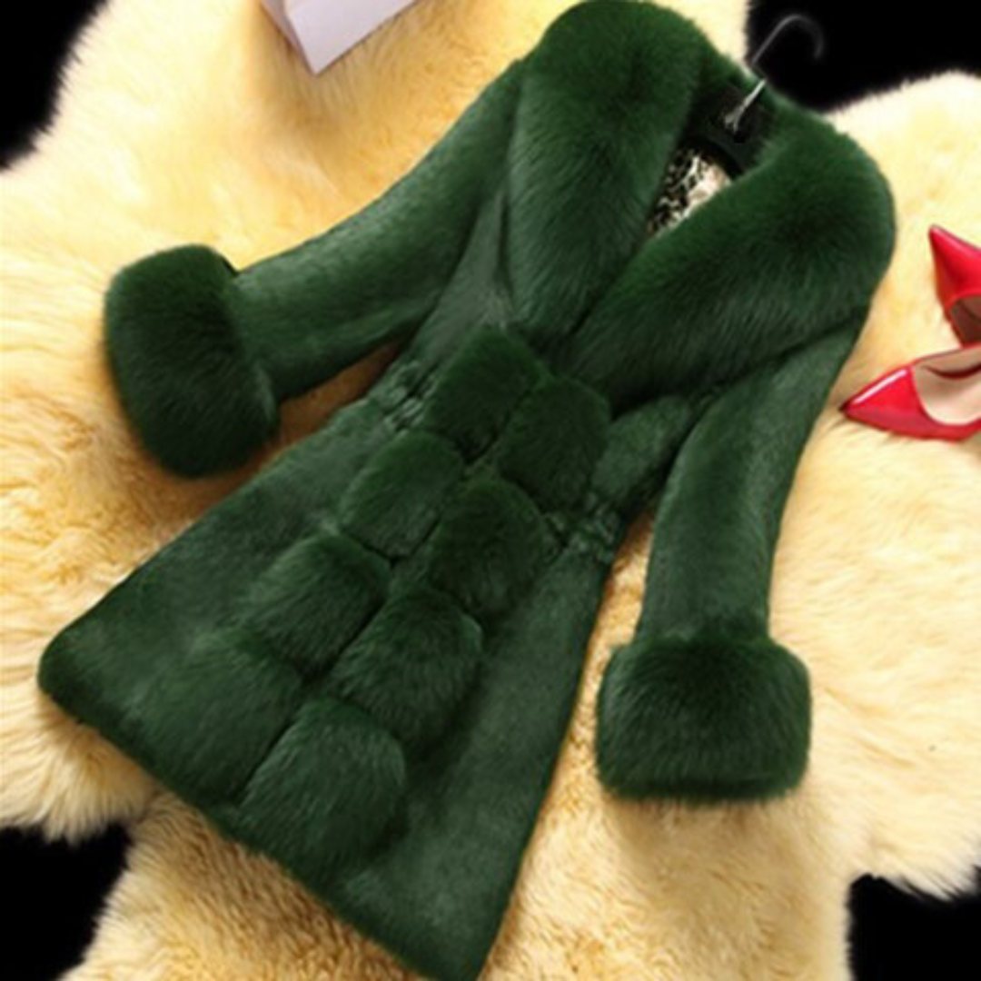 BIJOUX - ÉLÉGANTE VESTE EN FOURRURE DUVETEUSE