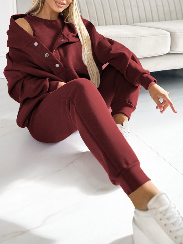 Sportivo™️ - Dames Casual Hooded Sweatshirt Sportpak