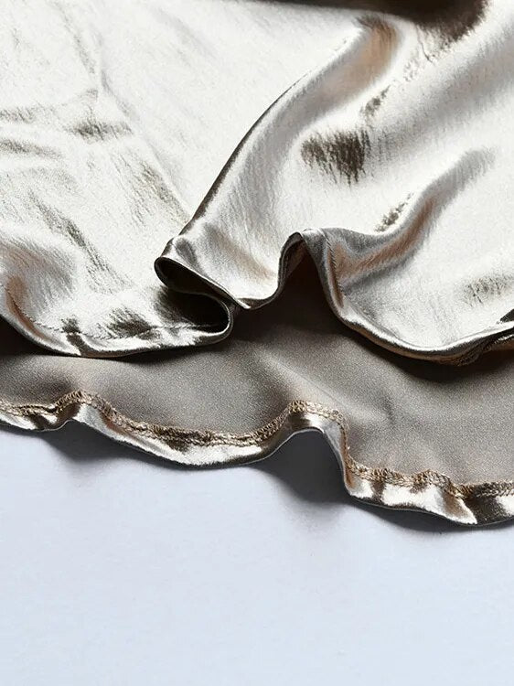 Cripes Robe Luxe en Satin