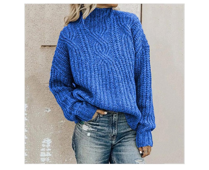 Pull col roulé oversize Cripes