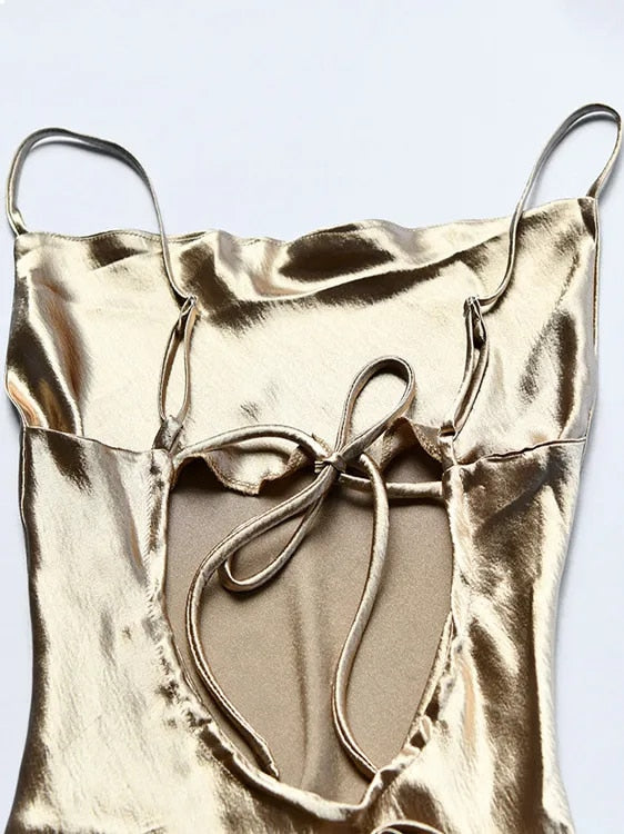 Cripes Robe Luxe en Satin