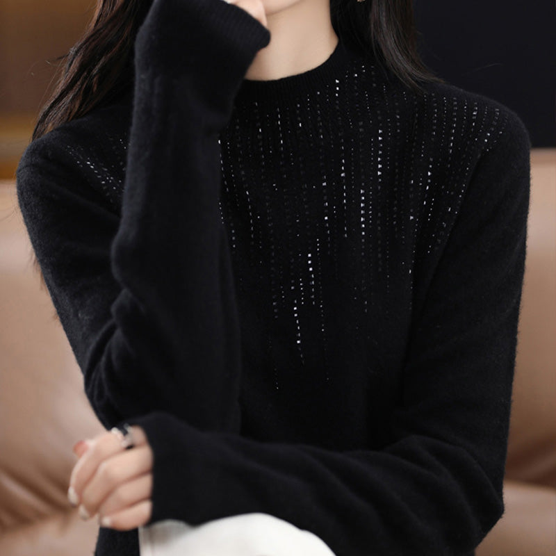 Rayures de mode d'hiver pull chaud - style et confort dans un seul produit