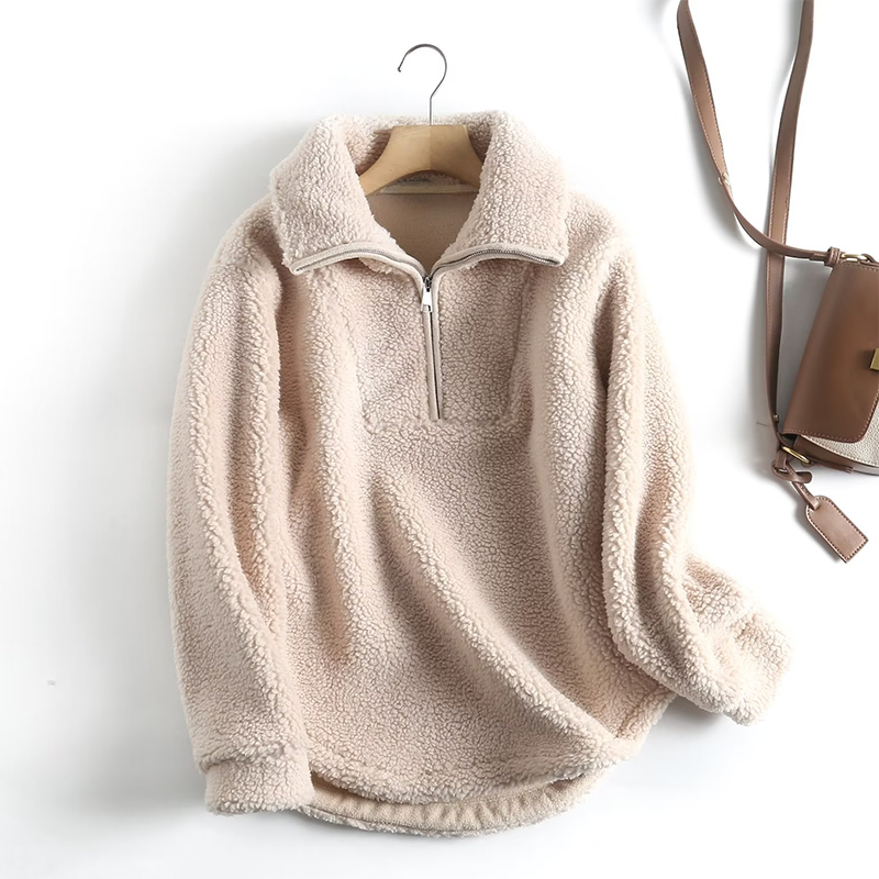 CRIPES - Kuscheliger Pullover aus Sherpa