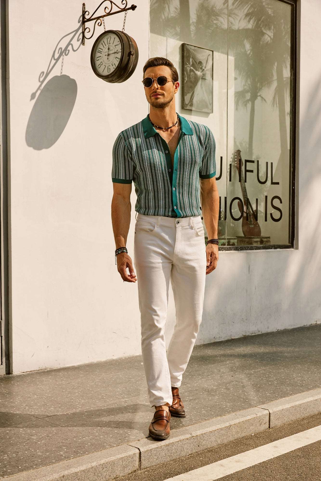 Chemise rayée vintage