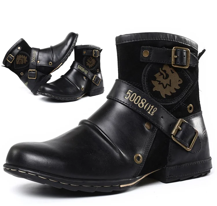 Bottes Cripes Vintage pour hommes