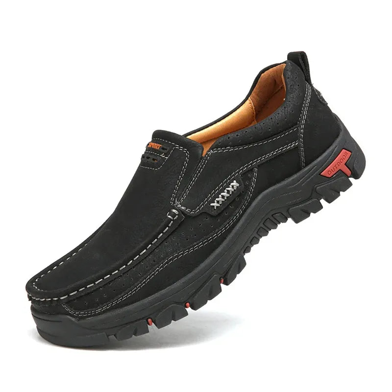 Chaussures orthopédiques en cuir pour hommes