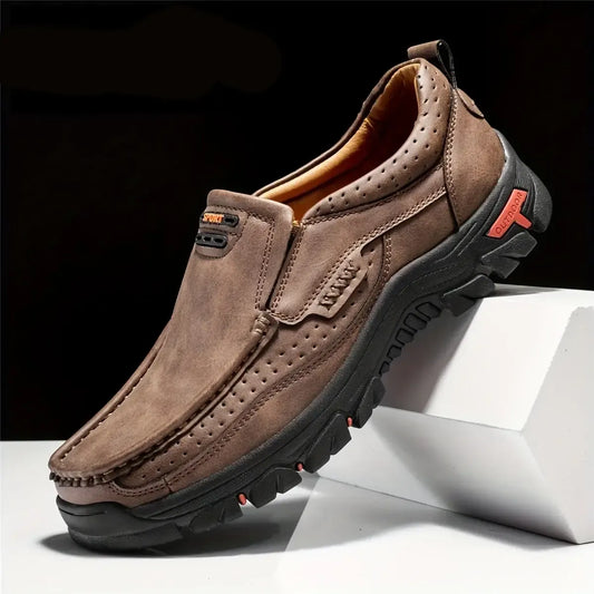 Chaussures orthopédiques en cuir pour hommes