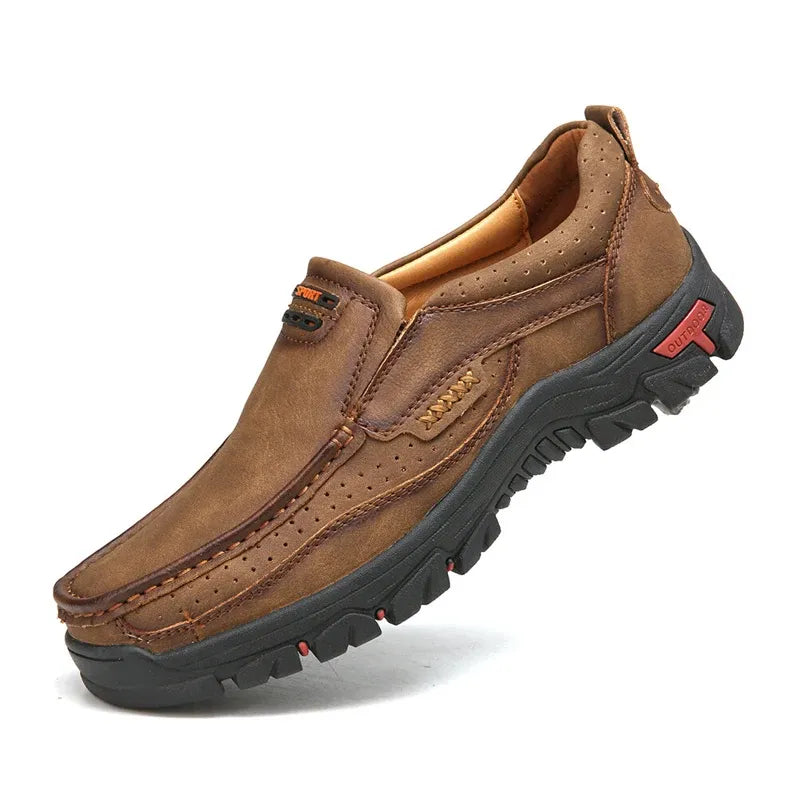 Chaussures orthopédiques en cuir pour hommes