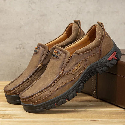 Chaussures orthopédiques en cuir pour hommes