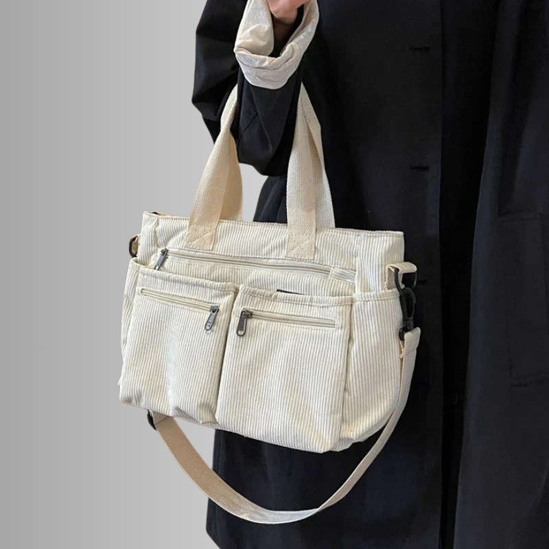 Schnur Schultertasche mit mehreren Taschen für Frauen