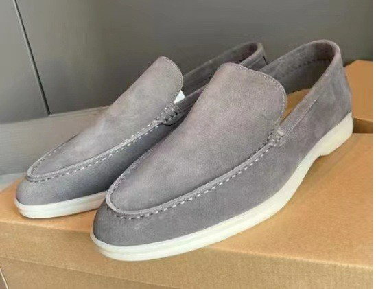 Mocassins décontractés en daim pour hommes