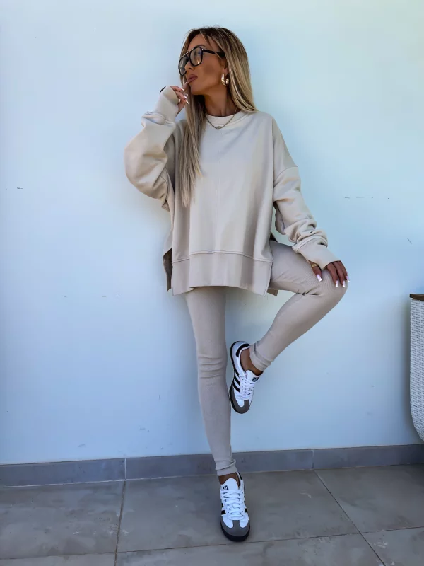 Sweat-shirt oversized décontracté et confortable