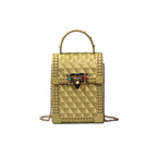 Damen Mini-Rucksack im urbanen Stil mit elegantem Kettenriemen