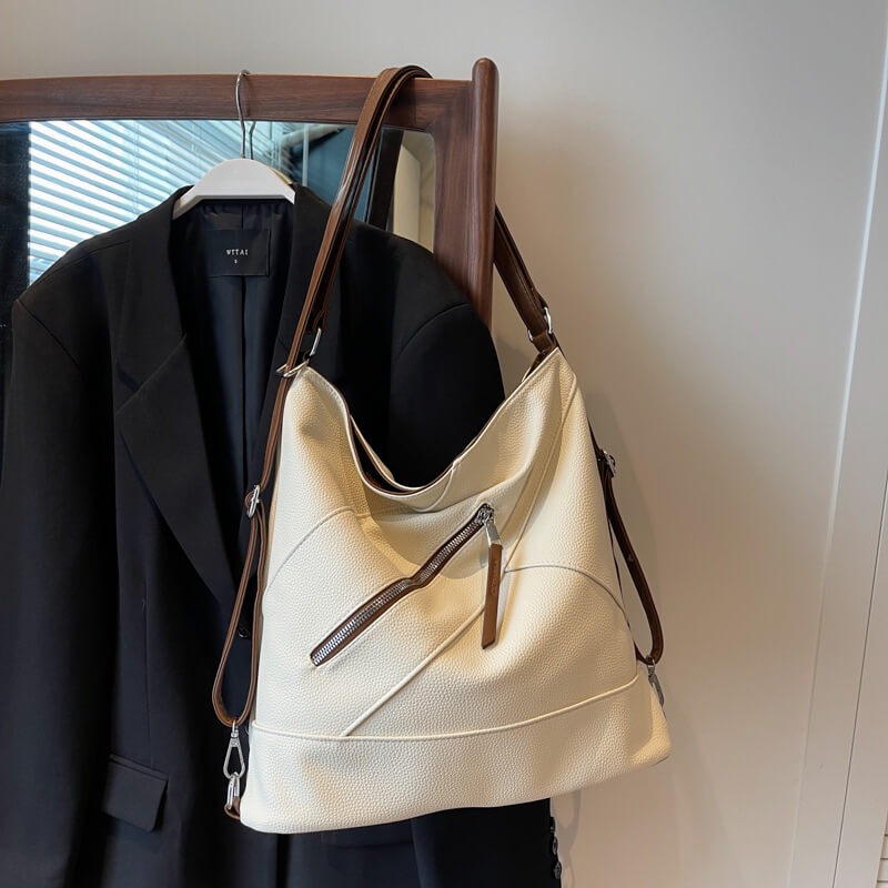 Faux-Leder-Tasche