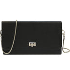 Damen Clutch mit elegantem Klappenverschluss und innovativem Design