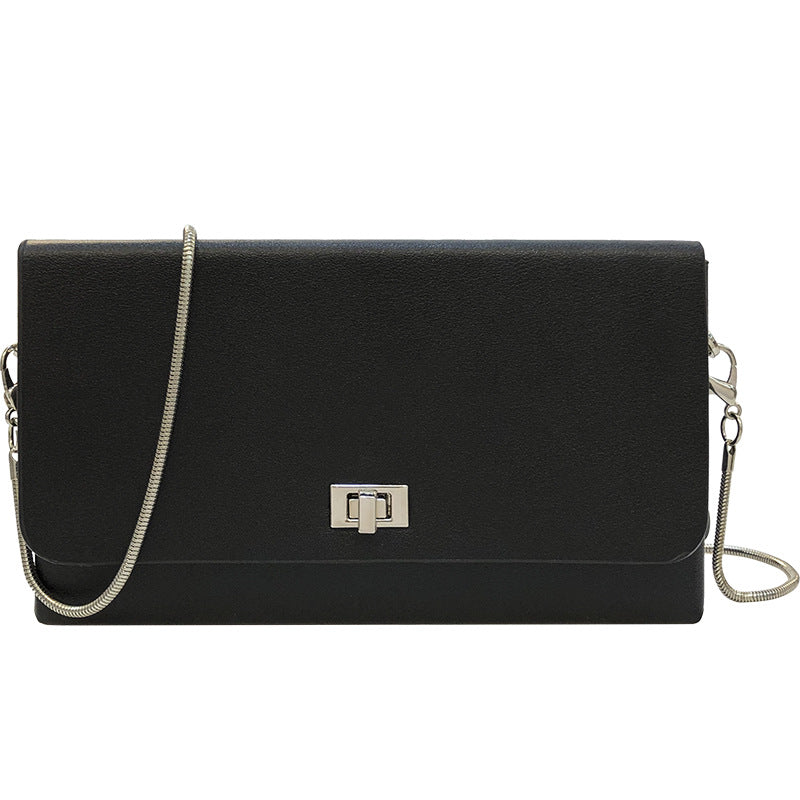 Damen Clutch mit elegantem Klappenverschluss und innovativem Design