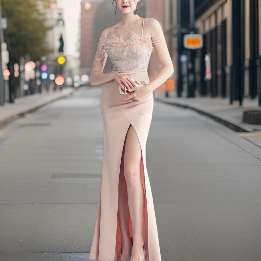 Robe de soirée longue stylée