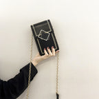 Damen modische Handytasche mit elegantem Kettenriemen
