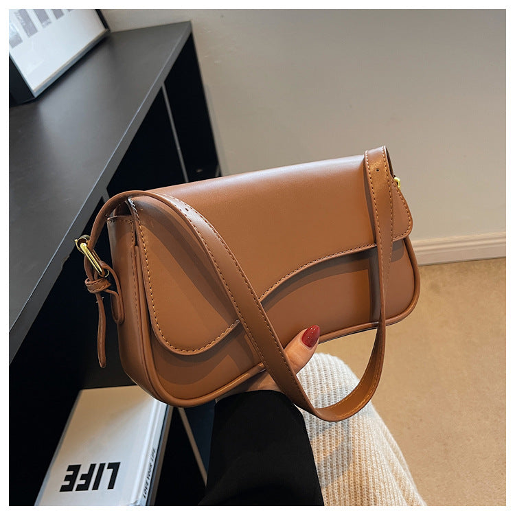 Kompakte Damen Schultertasche