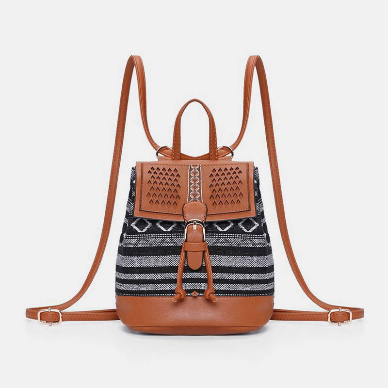 Sac à dos pour femmes avec motif géométrique