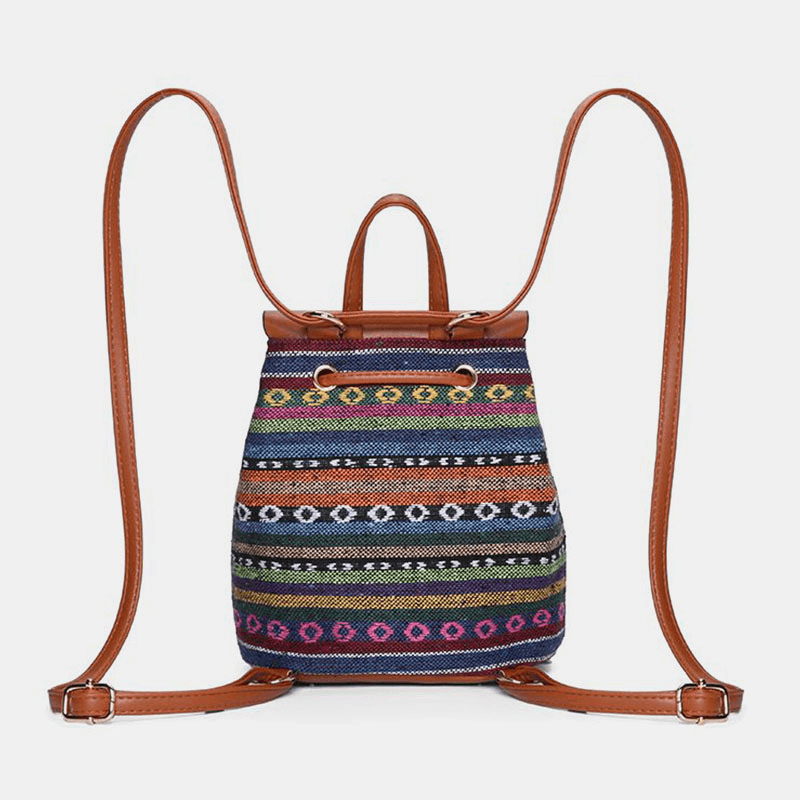 Sac à dos pour femmes avec motif géométrique