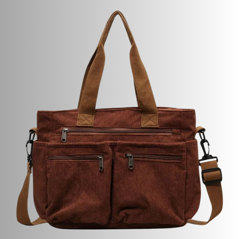 Schnur Schultertasche mit mehreren Taschen für Frauen