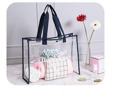 Sac de plage en PVC transparent