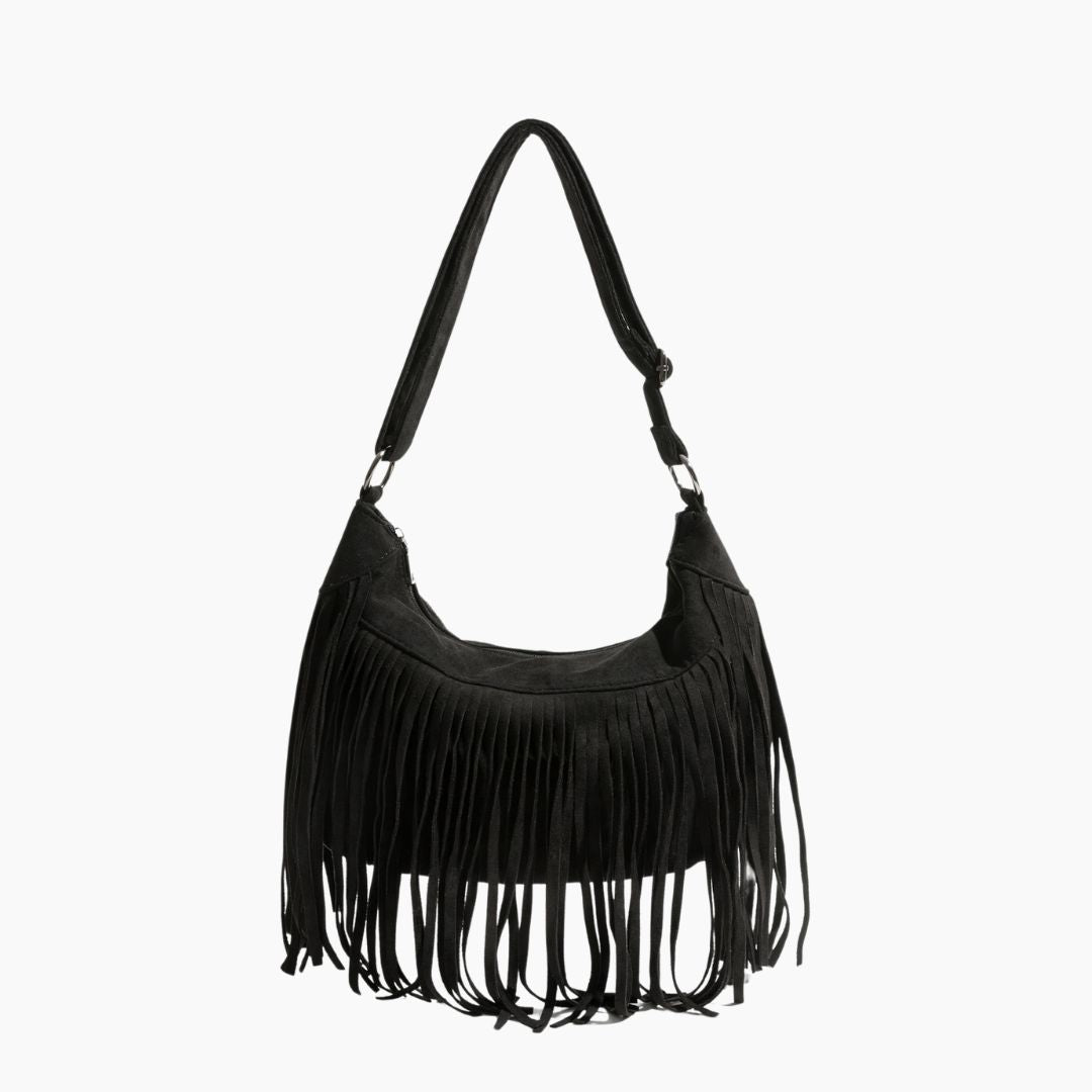 Sloane | Suede Schultertasche