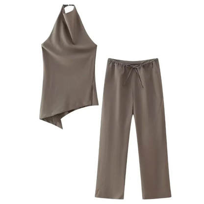 Cripes Chic Halter Top & Pantalon