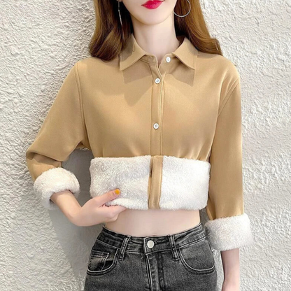 Blouse élégante en polaire