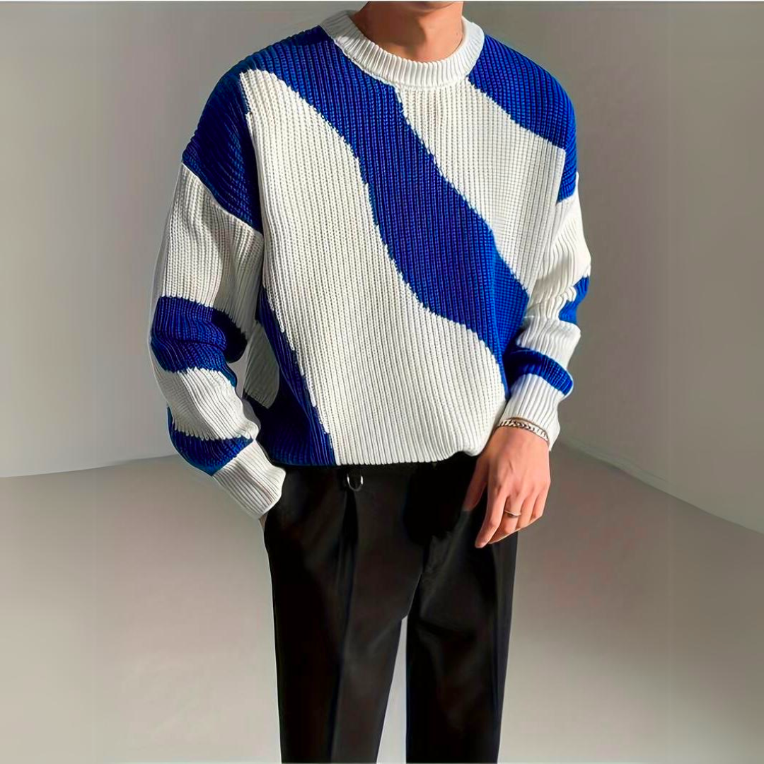 Pull de luxe en maille pour hommes