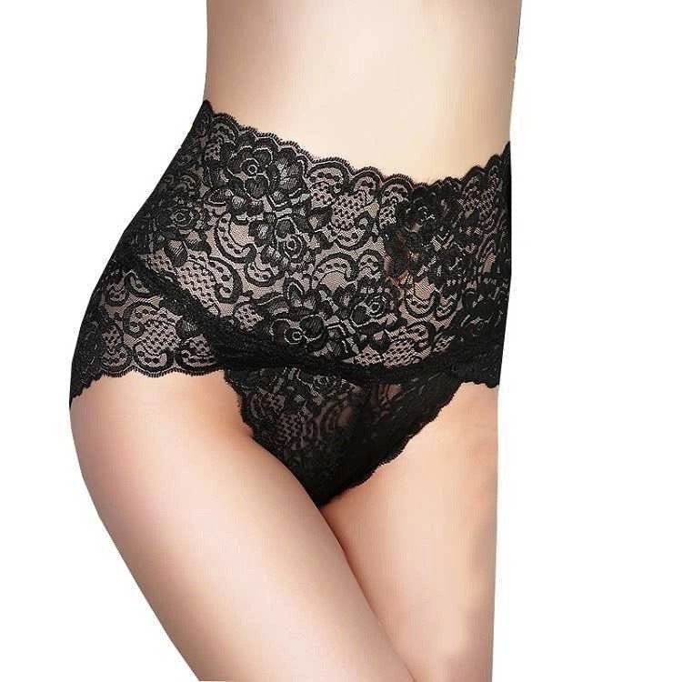 Culotte taille haute en dentelle premium Cripes